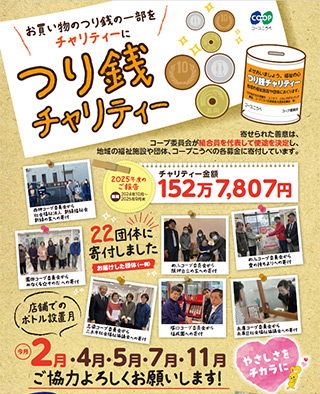 つり銭チャリティー